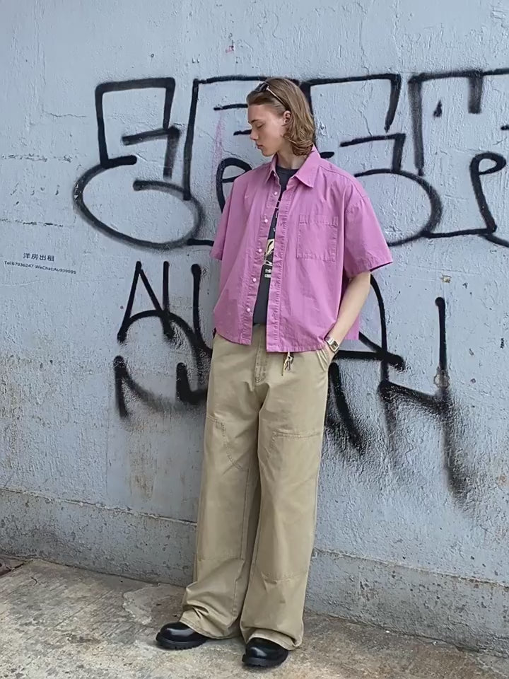 ストレートワークパンツ