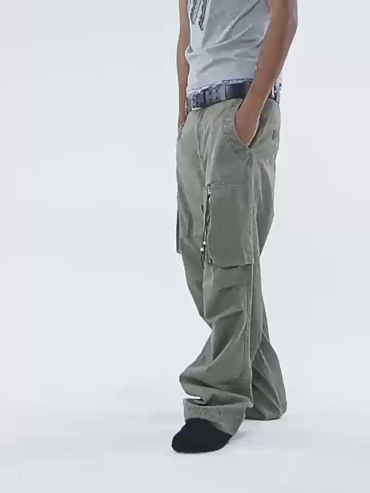 グラウンドクルーメカニックマルチポケットパンツ