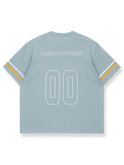 軽量速乾メッシュ素材のラグビージャージ。