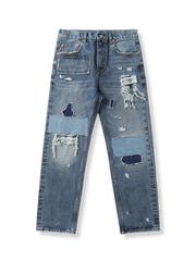 リメイクダメージ加工デニムパンツの製品イメージ