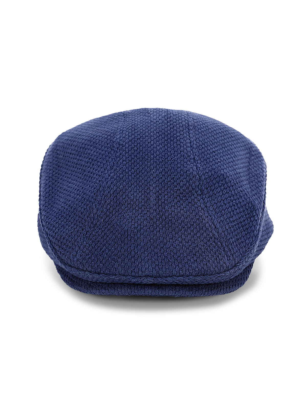 刺し子剣道生地と藍染めを用いたレトロベレー帽。