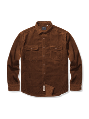 レトロなボタンと左右対称ポケットが特徴の万能デニムシャツ