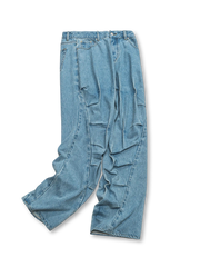 リバースウェーブデコンストラクトデニムパンツ全体像