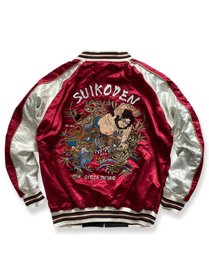 リバーシブル 刺繍 ベルベット スカジャン -PESSOA CLUB