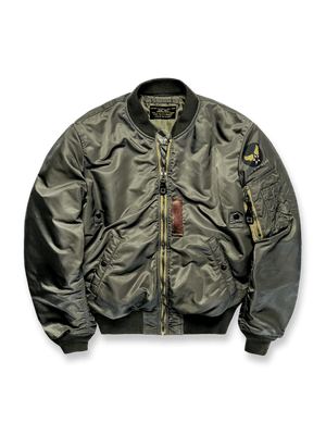 MA-1リバーシブルウール入りミリタリーフライトジャケット -PESSOA CLUB