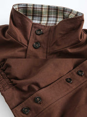 リバーシブル チェック柄ジャケット