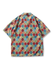 ロココプリントキューバカラーアロハシャツ