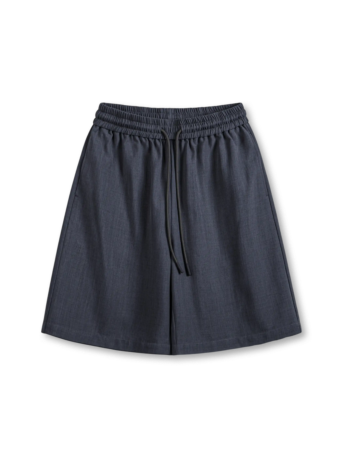 通気性とストレッチ性を備えた塩胡椒柄のヴィンテージ風レトロブレザーショーツ