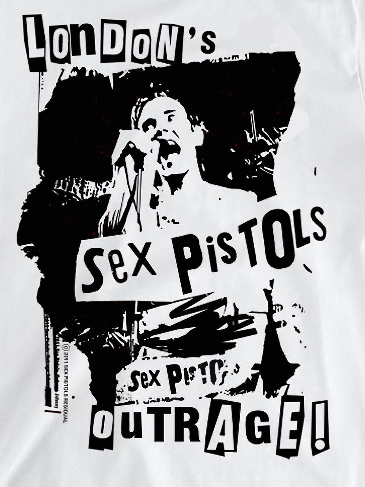 SEX PISTOLS バンドプリントTシャツ詳細展示