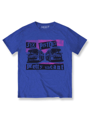 Sex Pistols Tシャツ前面の『Pretty Vacant』デザイン、パンクスタイル