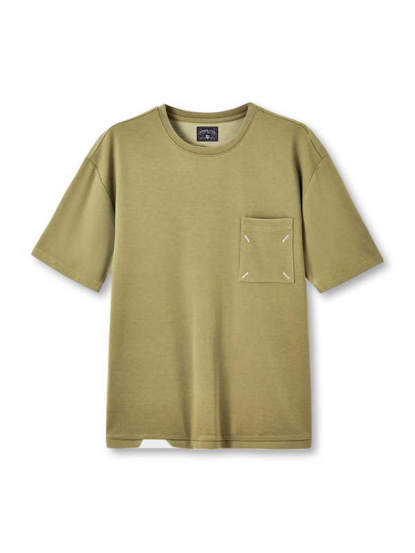 シルクの光沢と透け感が映えるシアーTシャツ