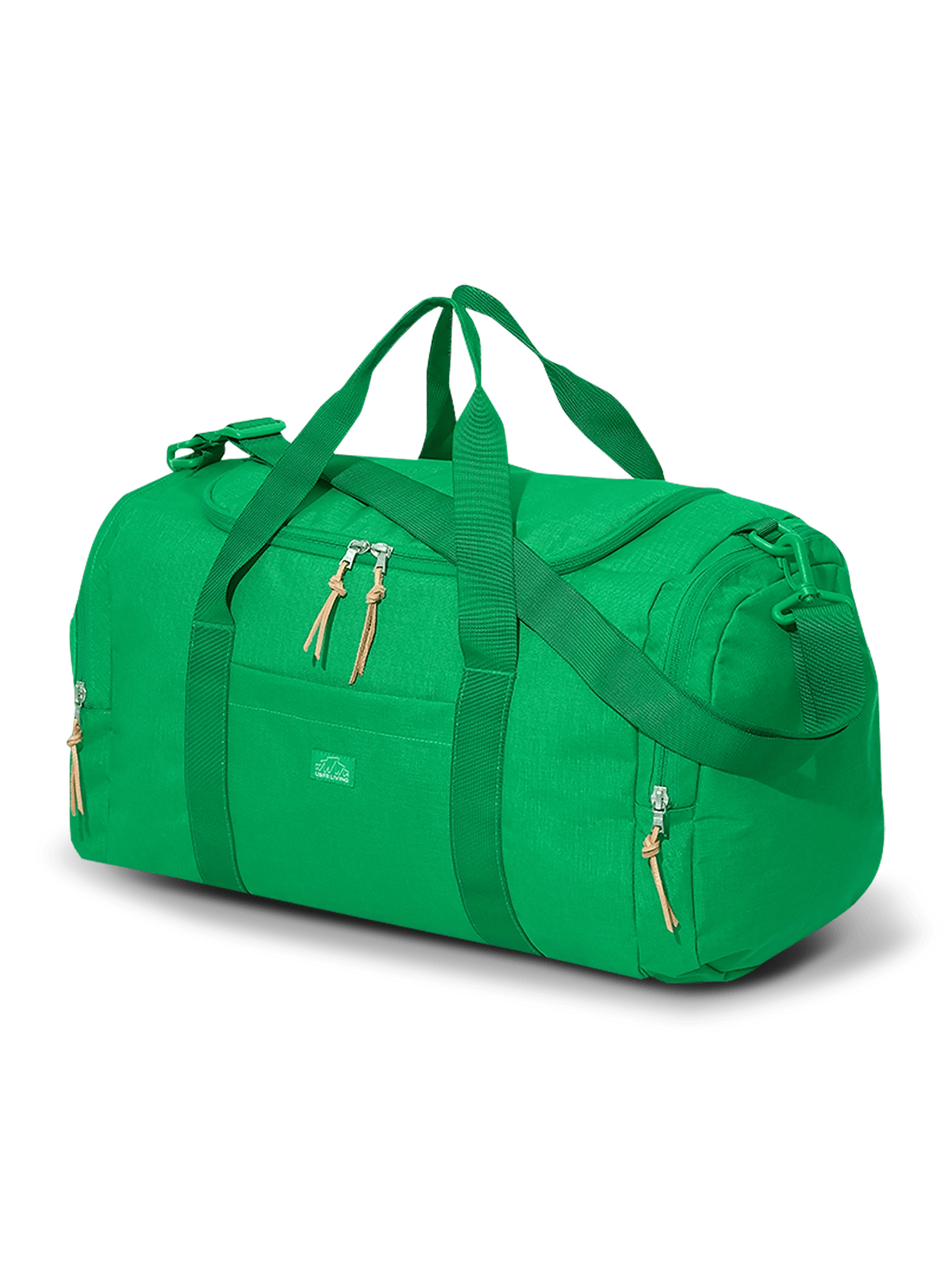 100％ナイロン製のシングルショルダースポーツダッフルバッグ。