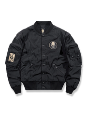 スカル刺繍入りのMA-1フライトジャケット