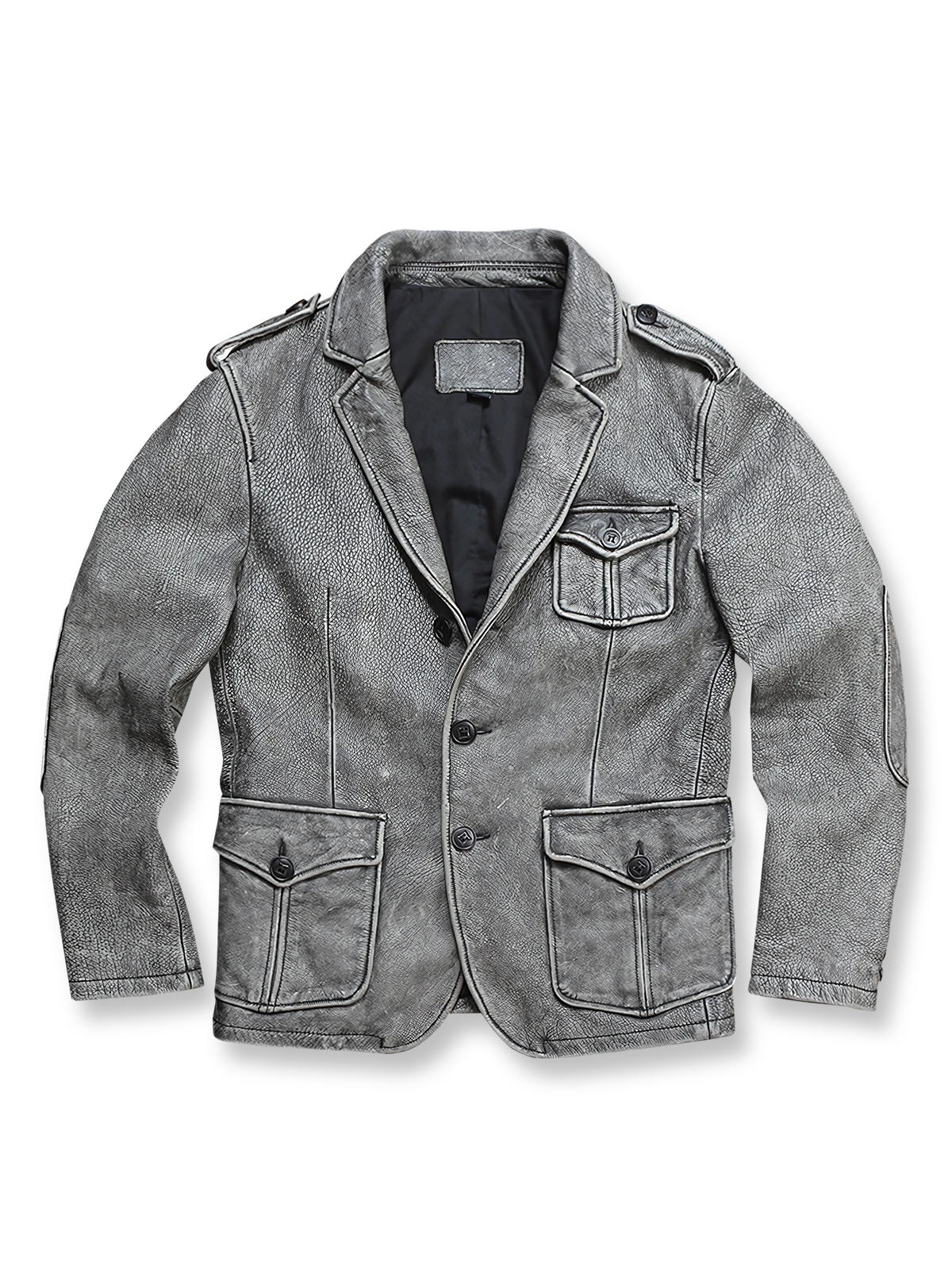 1.3mm厚トップグレインレザーのスリムカットジャケット。