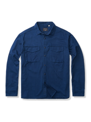 シンプルで上質なコットン素材の無地ビンテージシャツ