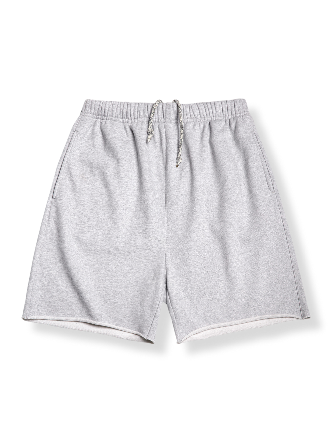 スプラッタグレーのロールアップ仕様スウェットパンツ
