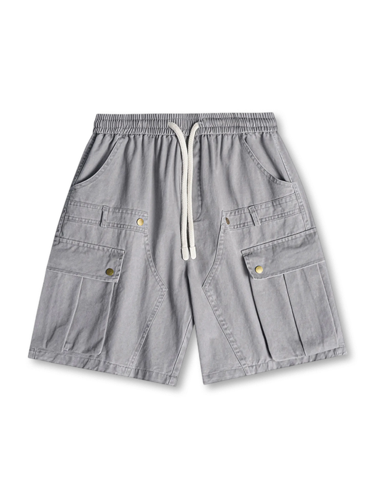 耐久性の高い斜子織コットンと石磨き酵素ウォッシュ加工を施したワークショーツ