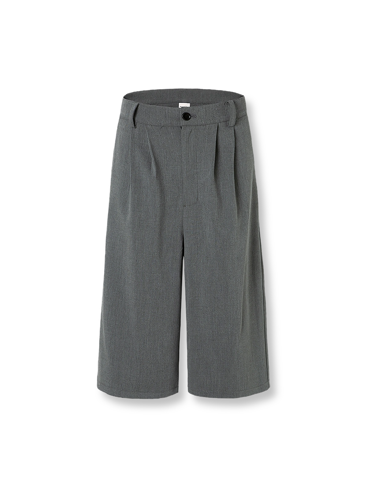 ストレートドレープクロップドパンツ。