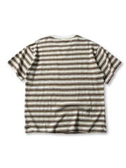 VインサートボーダーポケットTシャツ