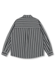 ストライプワークシャツ