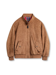 スエード調 ハリントン G9 ジャケット