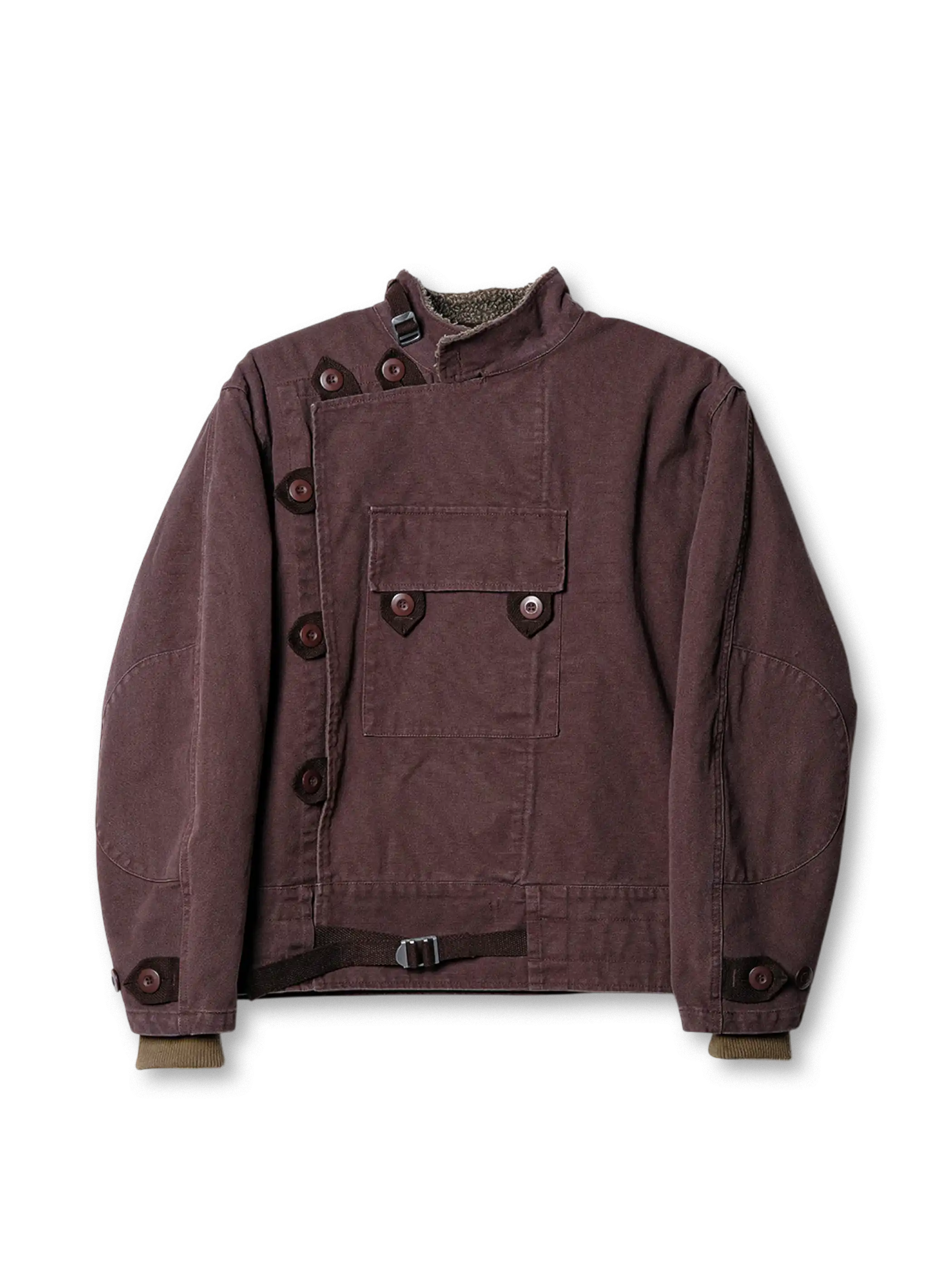 スウェーデンモーターサイクルジャケット ミリタリーライダーズ 15オンス帆布 フリースライナー 防風仕様 冬 メンズアウター