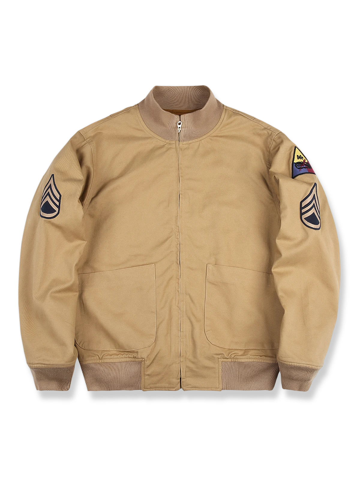 裾と袖口リブのタイトフィットタンカージャケットの製品イメージ