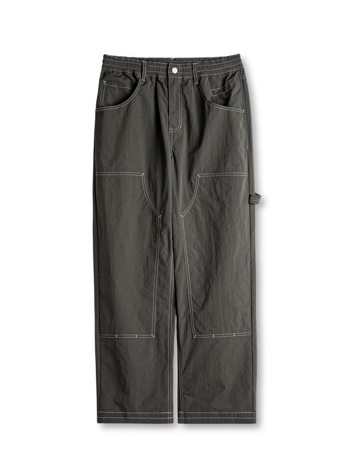 Front view of Taslon Algae Green lumberjack pants