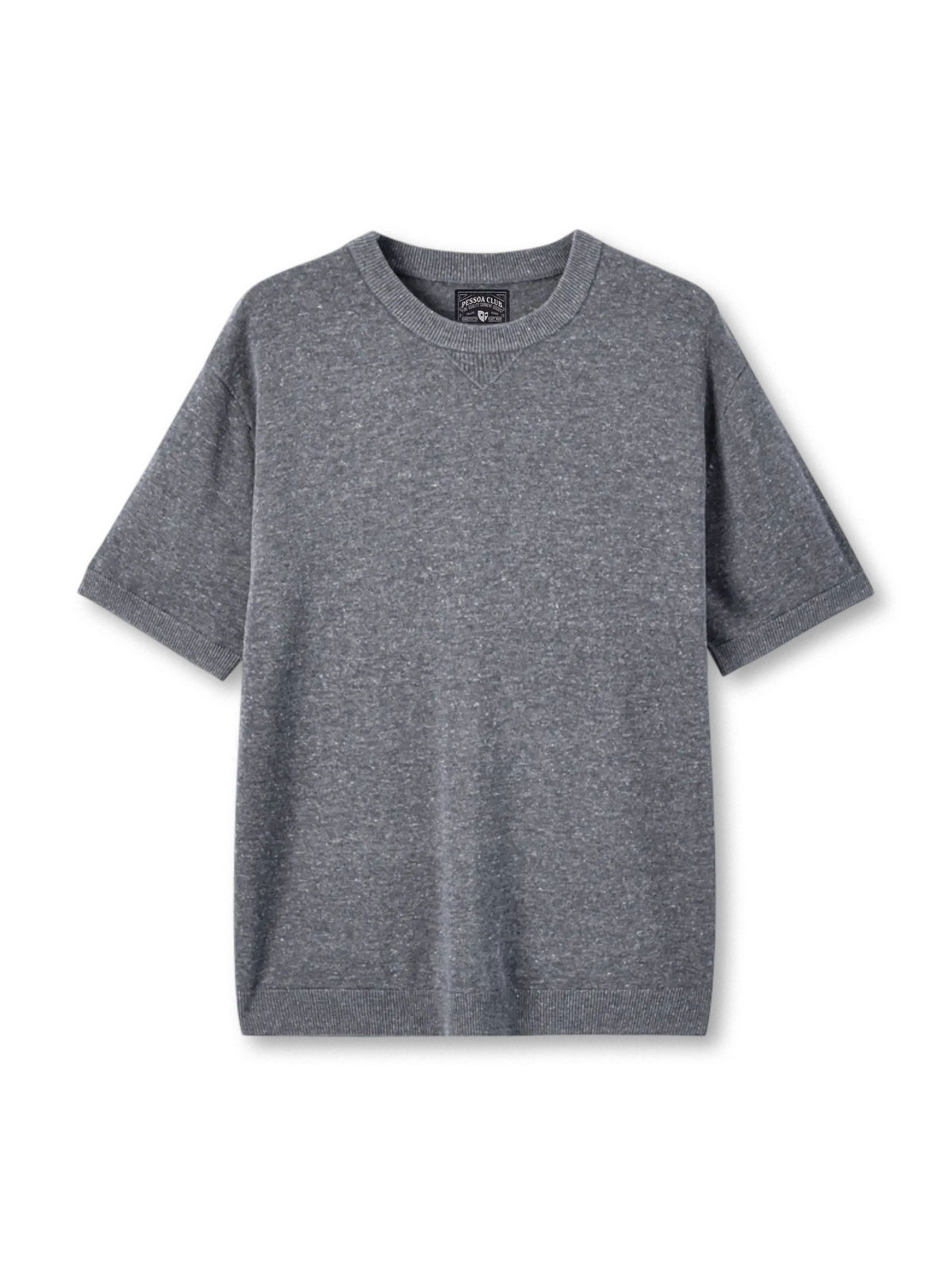 テンセルリネンショートスリーブニットTシャツ