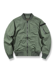 3色刺繍入りフライトジャケット