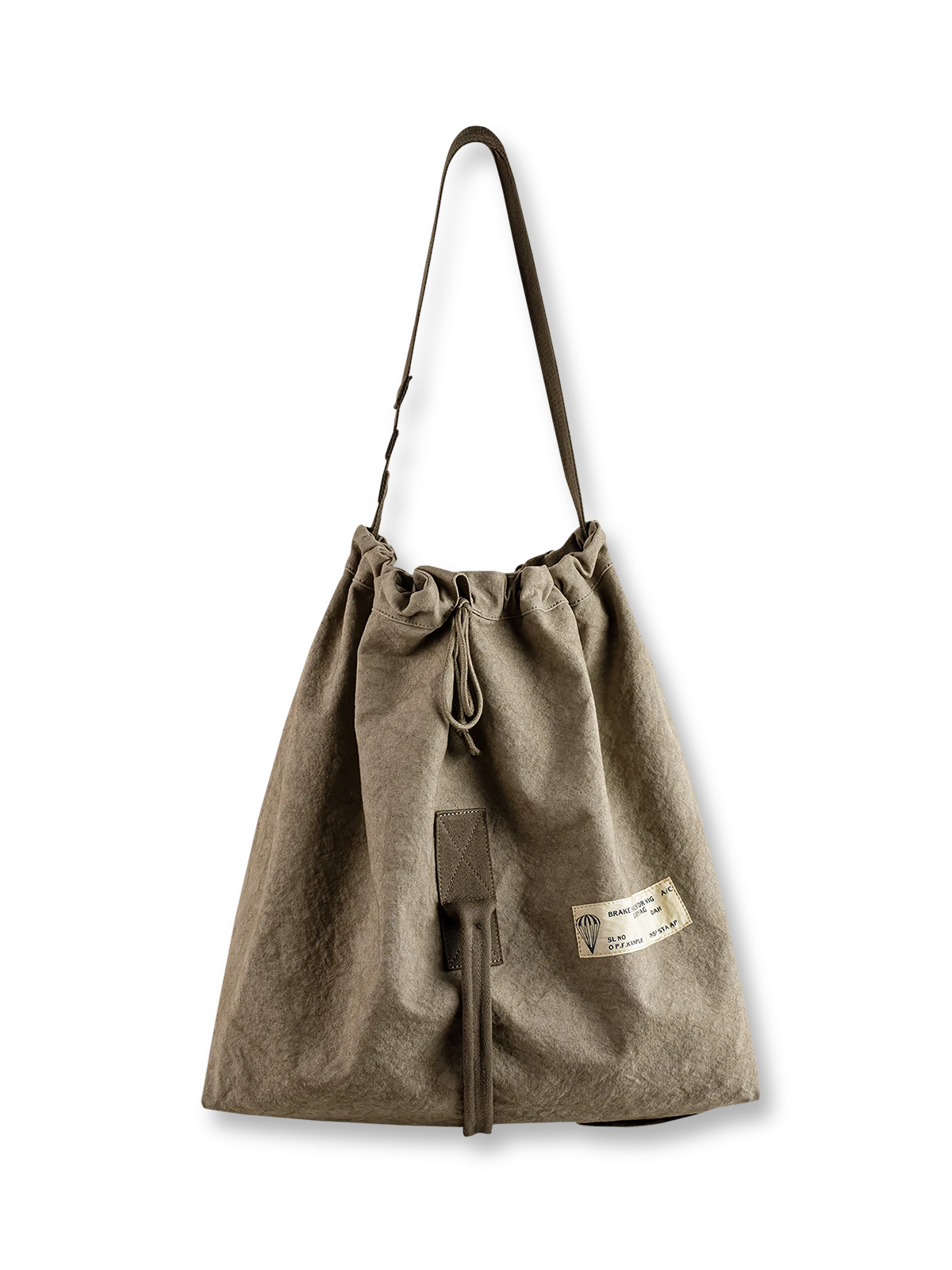 タイダイ染めキャンバスパラシュートバッグ