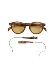 チタン製交換可能テンプルのサングラス