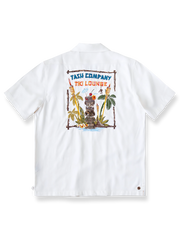 トーテム刺繍入りクラシックボウリングシャツ