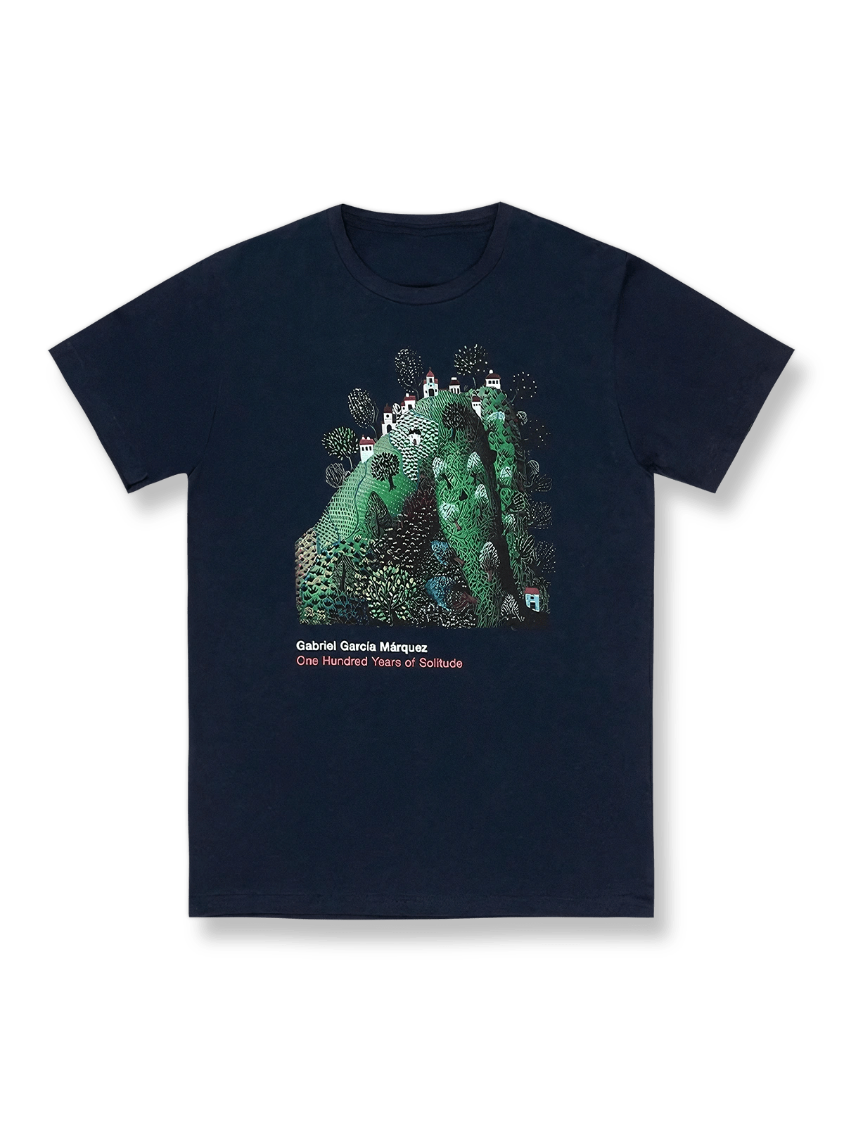 製品画像: ガブリエル・ガルシア・マルケス『百年の孤独』Tシャツ正面図