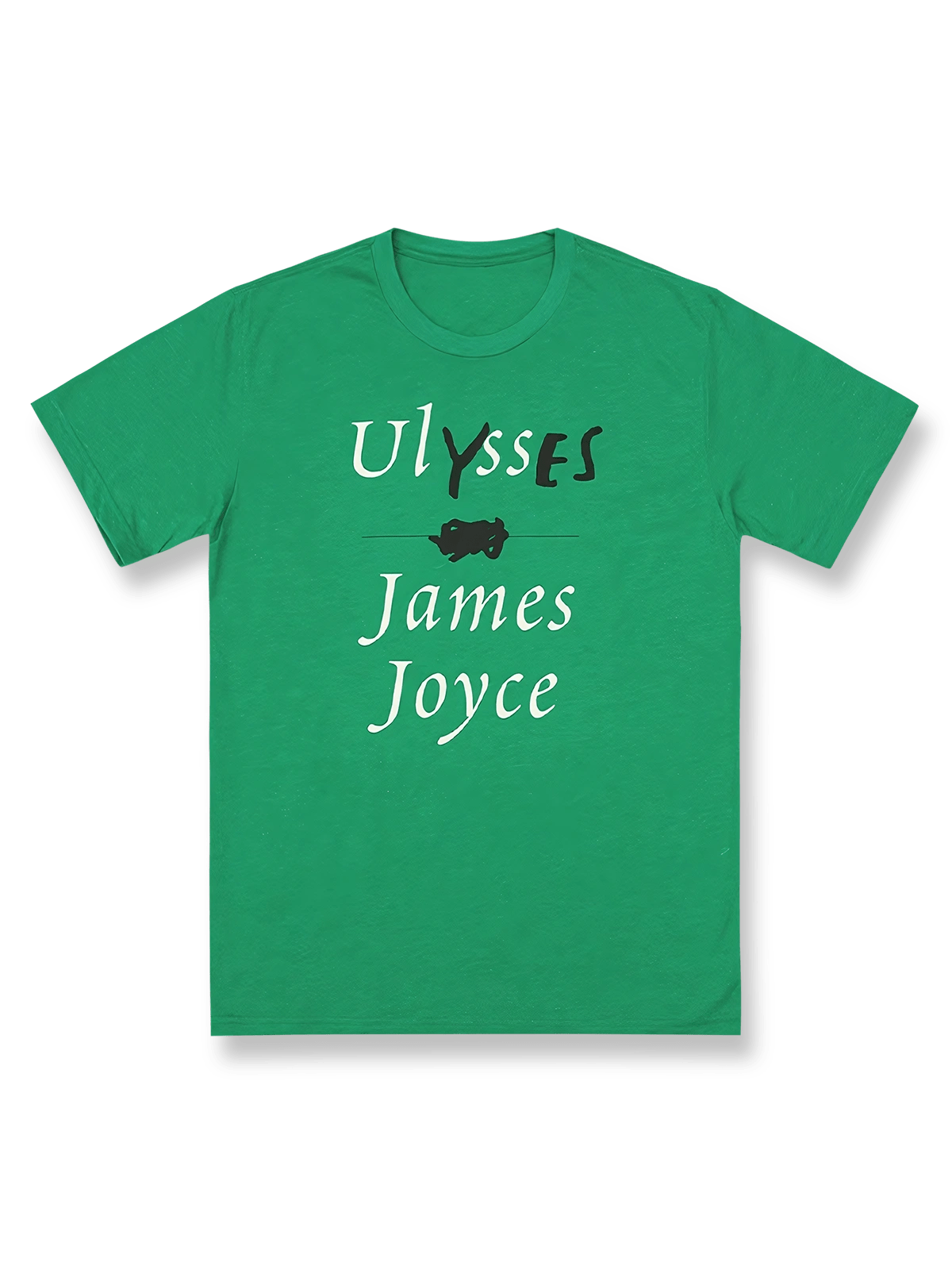 製品画像: ジェームズ・ジョイス『ユリシーズ』Tシャツ正面図