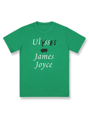 製品画像: ジェームズ・ジョイス『ユリシーズ』Tシャツ正面図