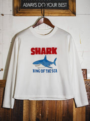 製品画像: アメリカンヴィンテージシャークプリントロングスリーブTシャツの全体像