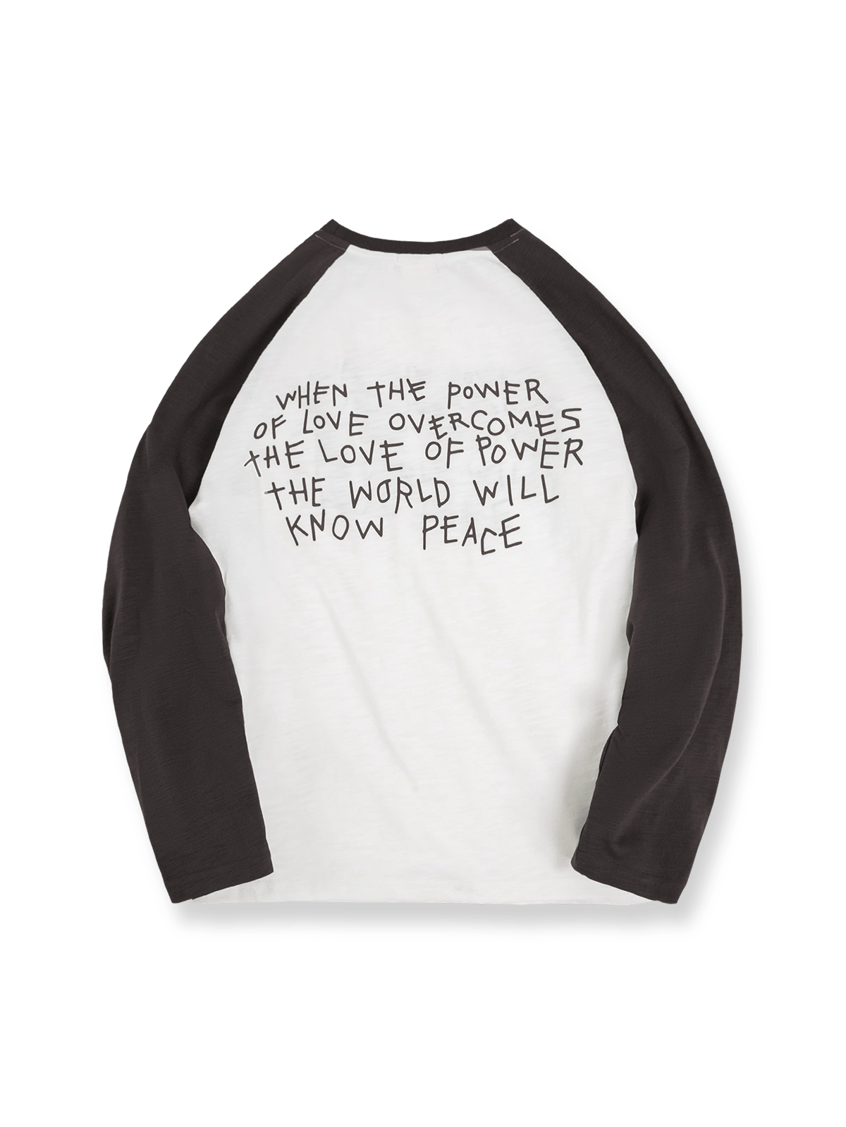 製品画像: アメリカンヴィンテージラグランスリーブ長袖Tシャツの正面図