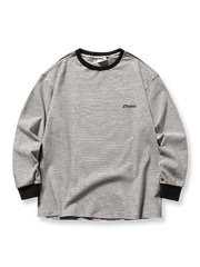 クラシックストライプ長袖Tシャツの正面図