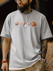 アメリカンヴィン テージボール エレメント デジタルプリントTシャツ