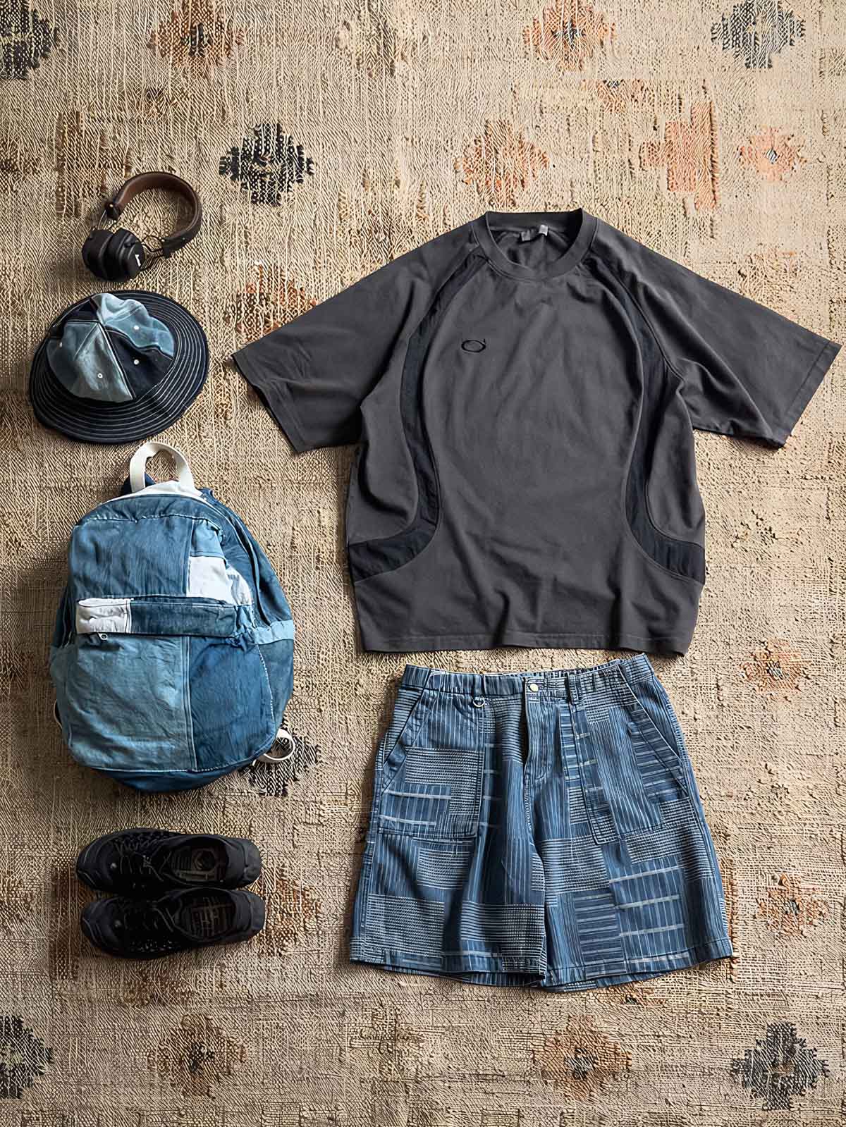  カラーコンビネーションと刺繍のディテール