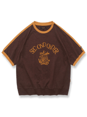 スウェットシャツ風半袖Tシャツの全景画像