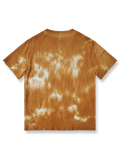 製品画像: 柿渋染め絞り染め半袖Tシャツ
