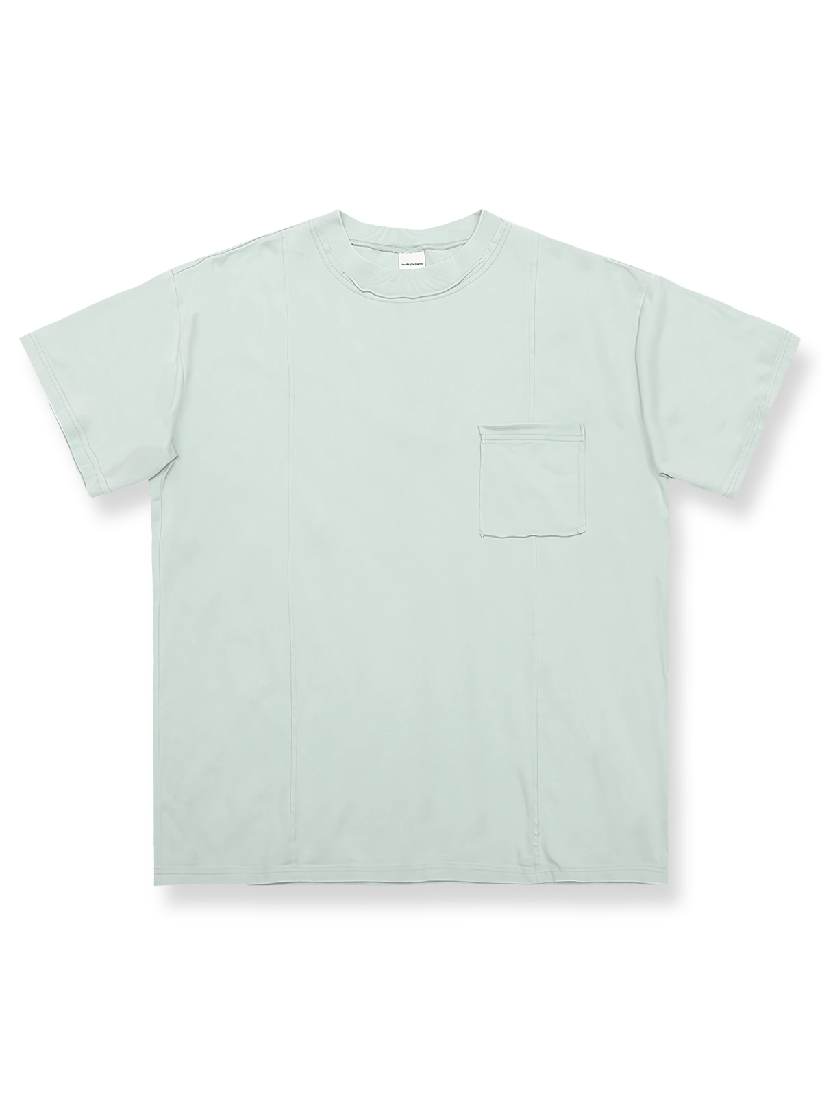 製品画像：アメリカン・ディストピア風カットエッジ半袖Tシャツ正面展示