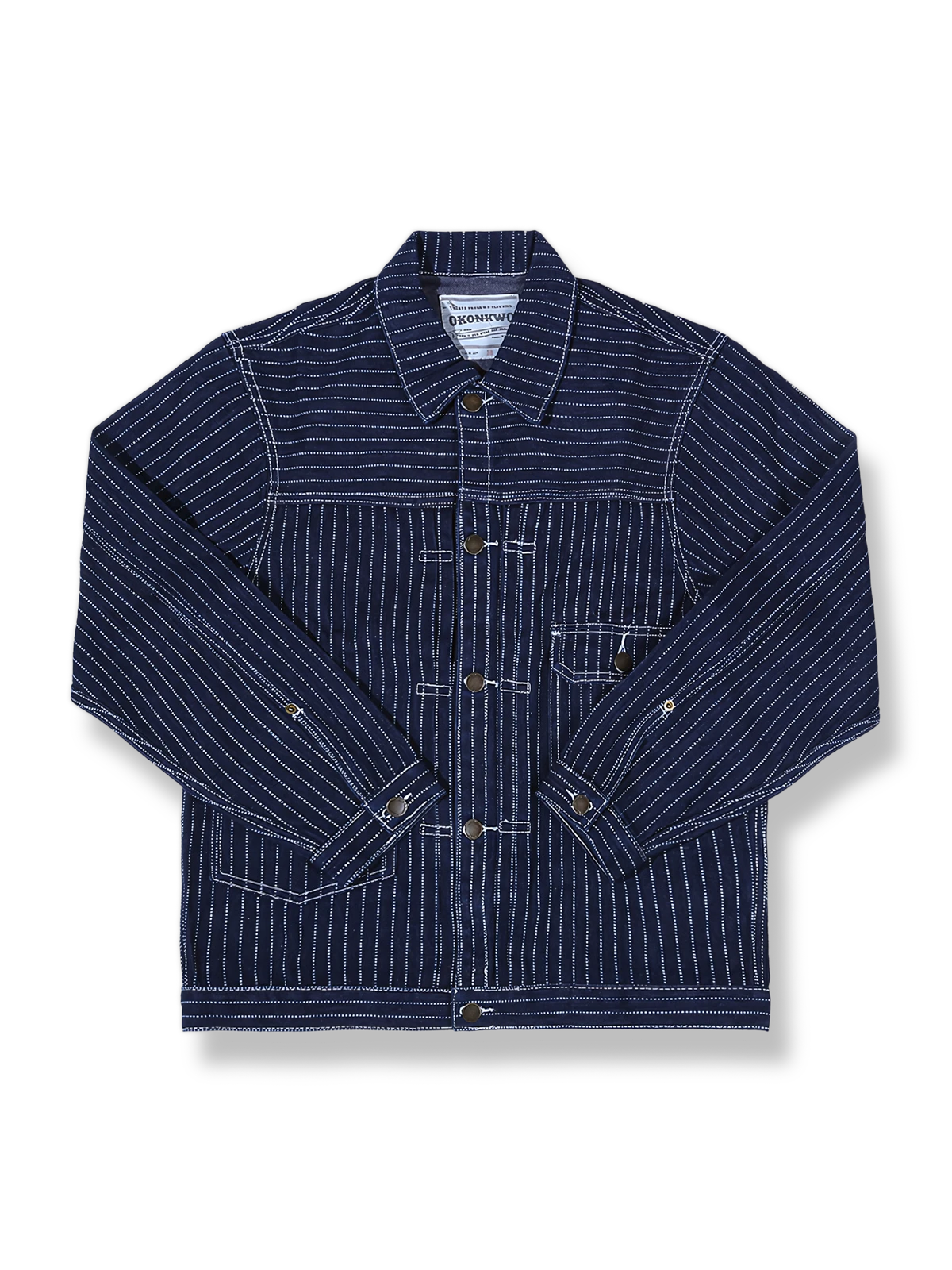 ウォッシュド加工のゆったりデニムジャケット