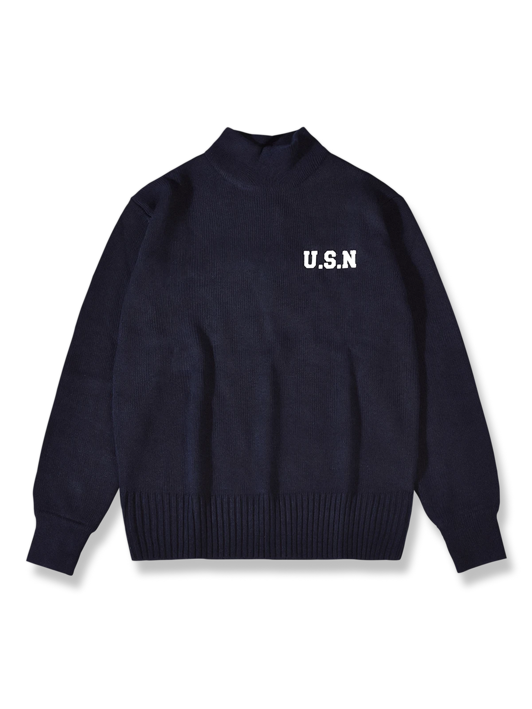 U.S. NAVYスタイルのタートルネックウールセーターの製品イメージ
