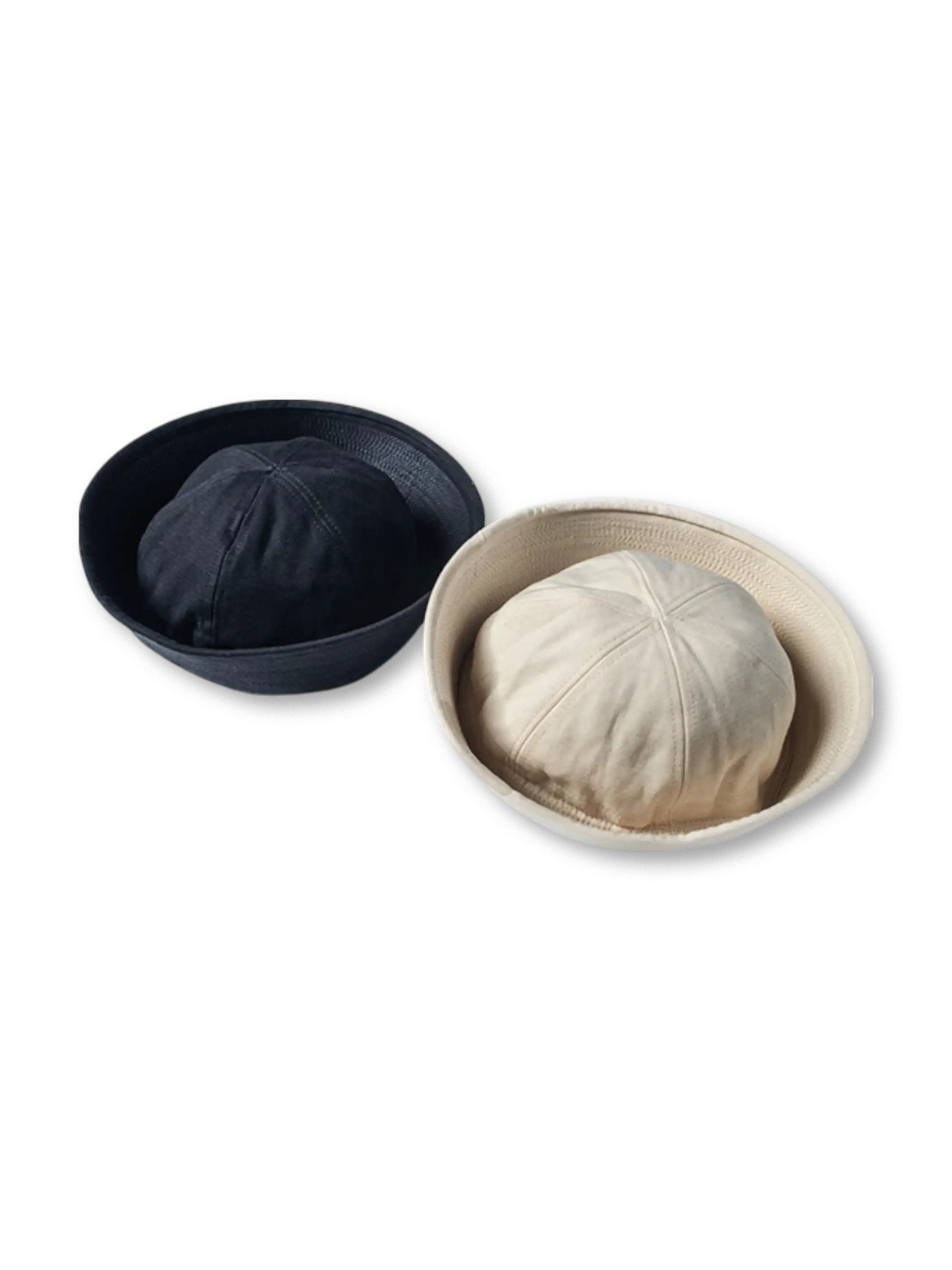 1880年代帆布起源のディキシーカップハット、80本縫製で軍装を再現した立体シルエット