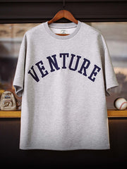 「VENTURE」刺繍 半袖Tシャツ