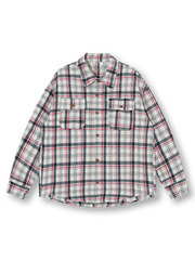 vintage-check-polyester-shirt-beige