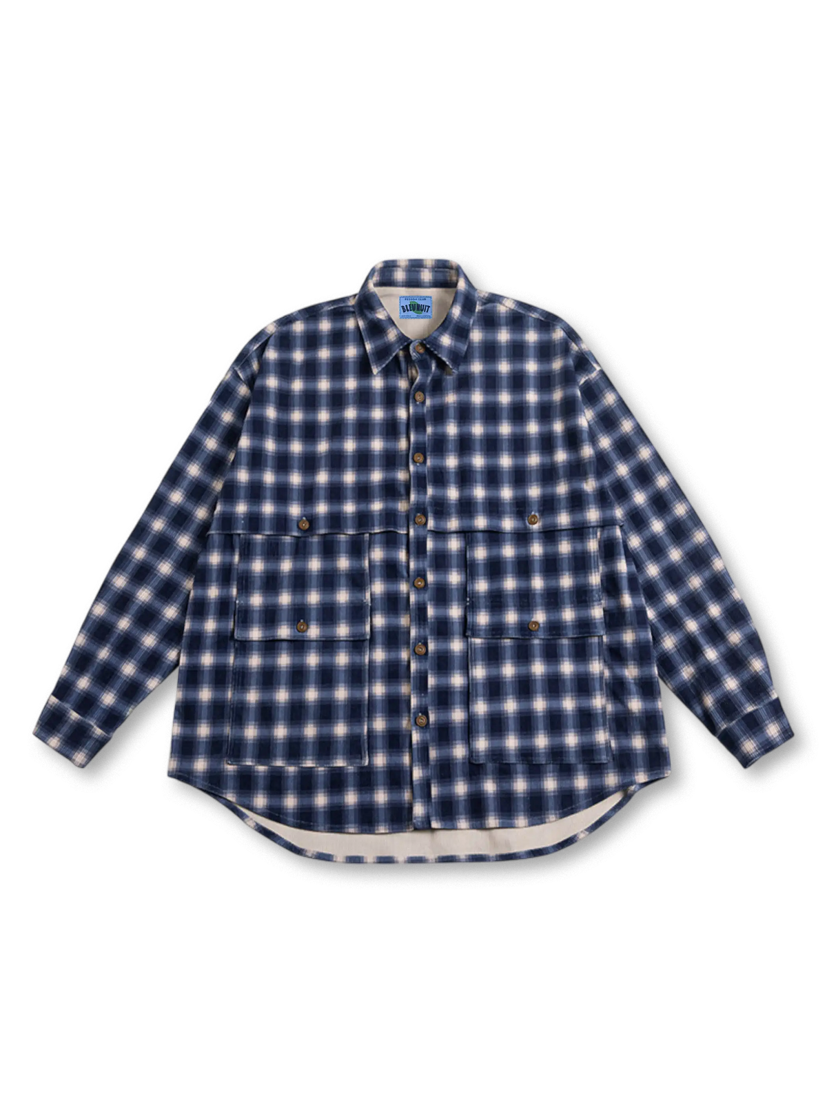 起毛コーデュロイとチェック柄が映えるヴィンテージシャツ